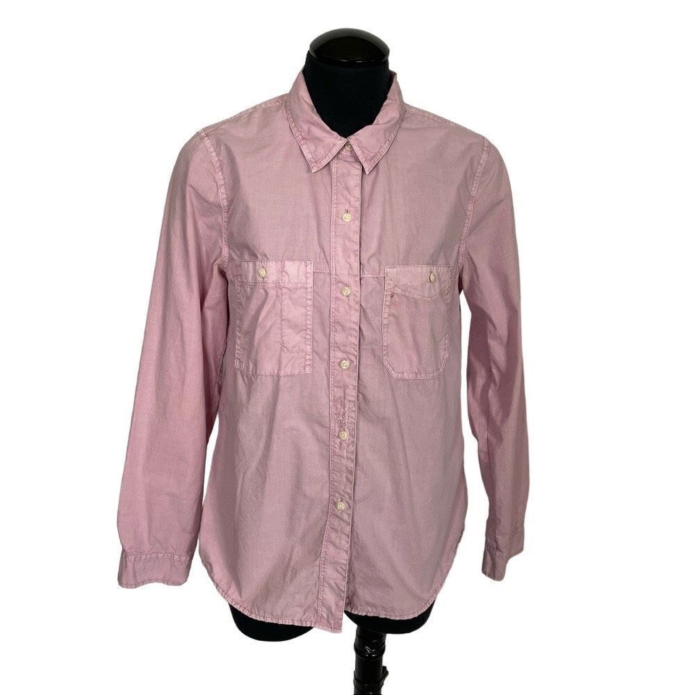 Madewell Oxford Pink Button Down Shirt - Women’s M